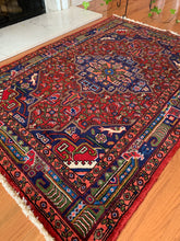 Load image into Gallery viewer, Vintage Persian Senneh Rug