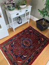 Load image into Gallery viewer, Vintage Persian Senneh Rug
