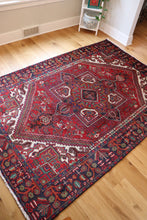 Load image into Gallery viewer, Semi-Antique Persian Heriz