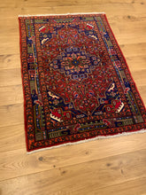 Load image into Gallery viewer, Vintage Persian Senneh Rug