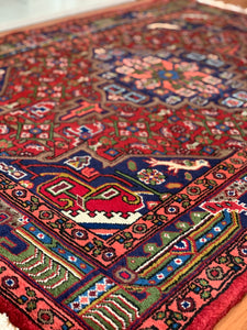 Vintage Persian Senneh Rug