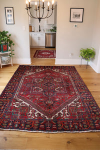 Semi-Antique Persian Heriz